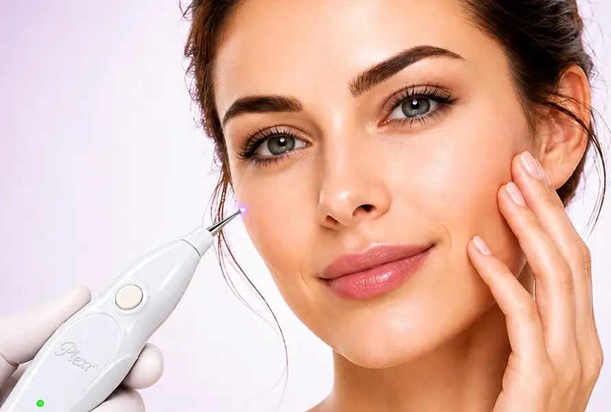Plexr plasma skin tightening treatment at Xthetics Med Spa in Teaneck NJ